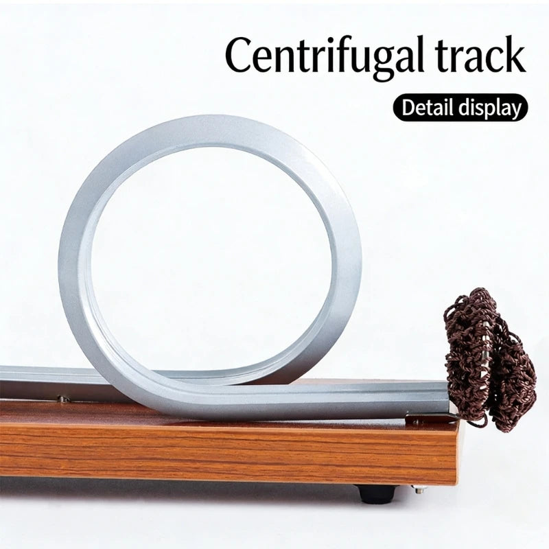 Centripetal Force Experiment Demonstrator Wooden Metal Roller Model For Science Education And Classroom Teaching K1KF Quake