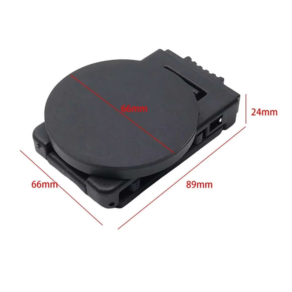 New Non-Slip Tool Belt Clip Adjustable Metal Magnetic Tool Holder Detachable Quick Access Belt Buckle Quake 66mm With lock