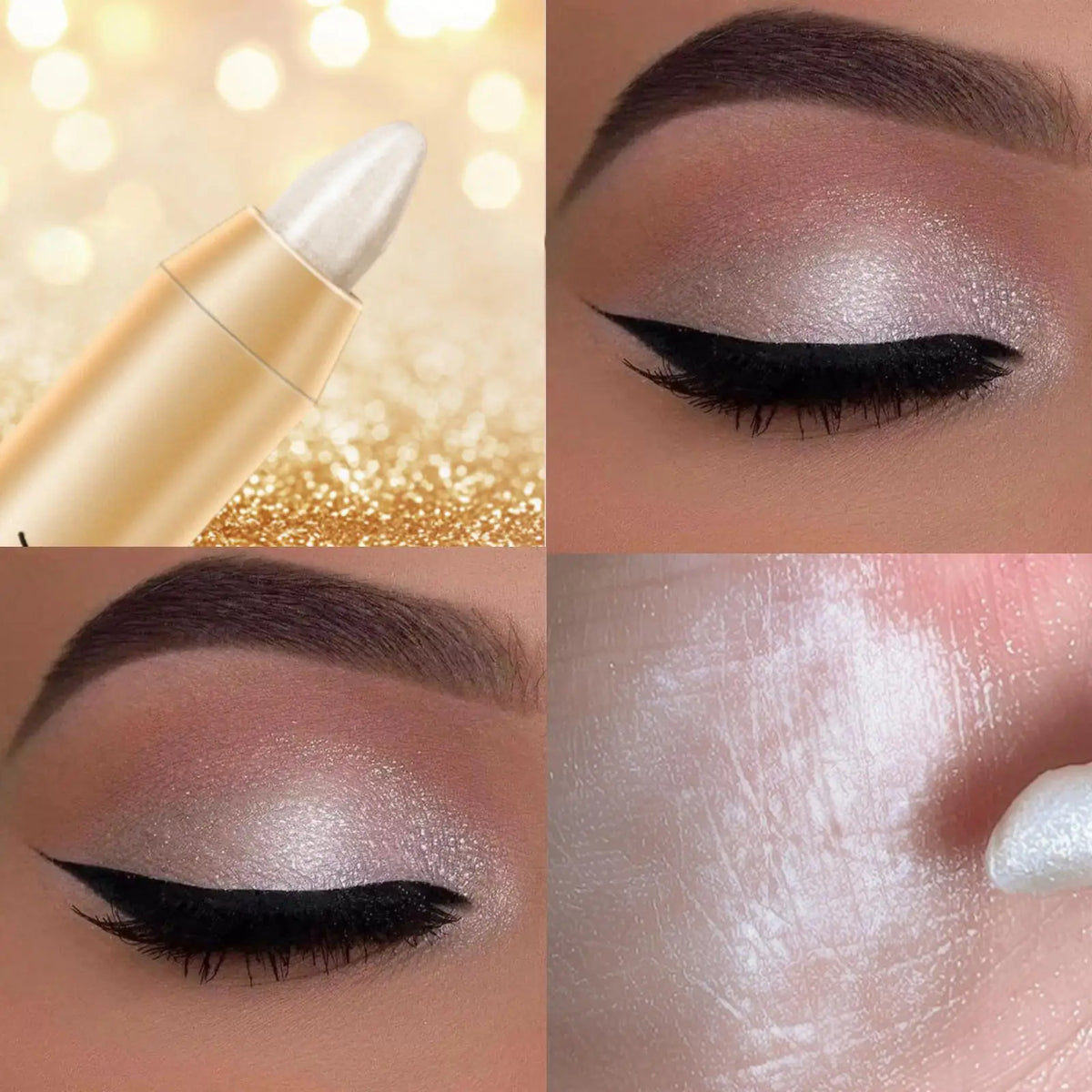 Waterproof Eyeshadow Stick - Matte To Shimmer Long-Lasting Wear, High Pigmentation, Versatile Colors Quake 01