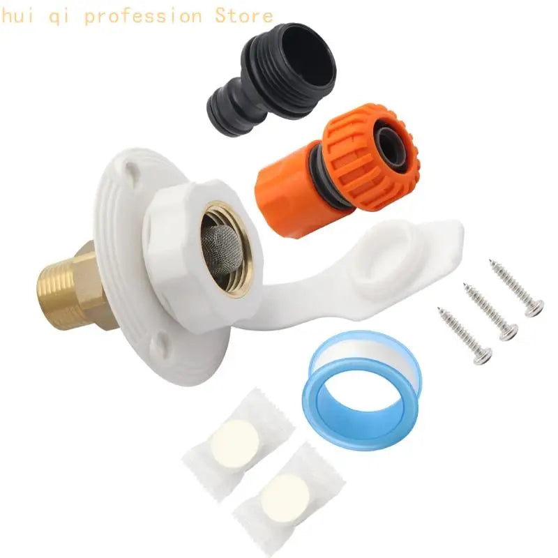 RVs Water Inlet System Brass Fitting Water Inlet For Camping Vehicles H8WE Quake