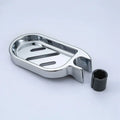 Bathroom Silver Bath Shower Plates Soap Holder Soap Dishes Adjustable Rail Slide Quake 24mm