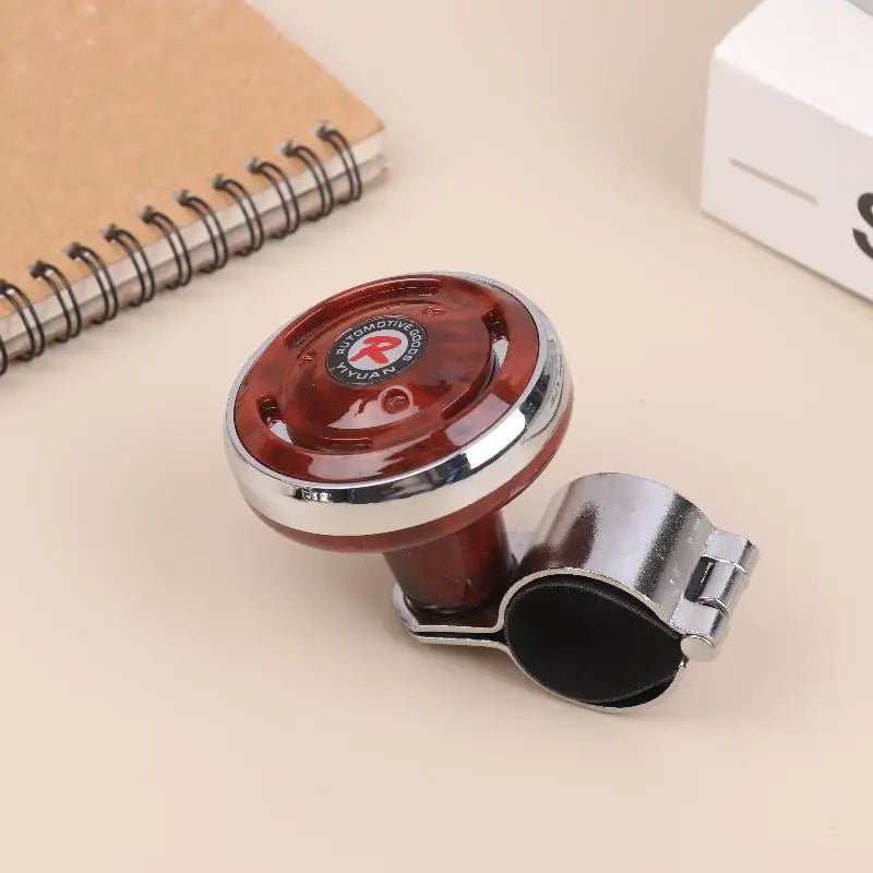 Car Steering Wheel Booster Ball Turning Spinner Knob Bearing Power Handle Rotating Universal Auto Accessories Labor Saving Kit Quake Wood grain