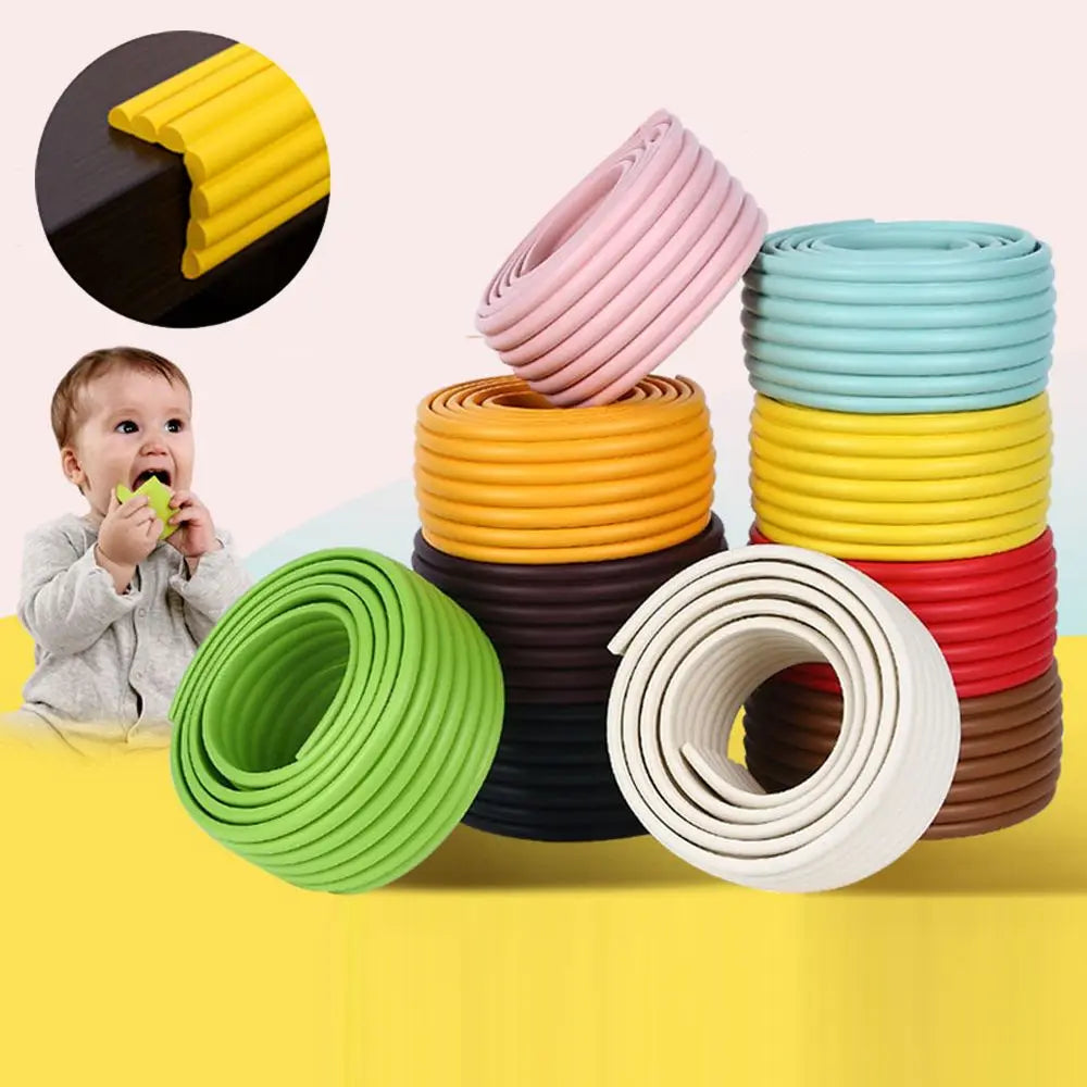 16 Colors Home Foam Bumper Furniture Children Protection Safety Desk Corner Protector Table Edge Guard Strip Quake