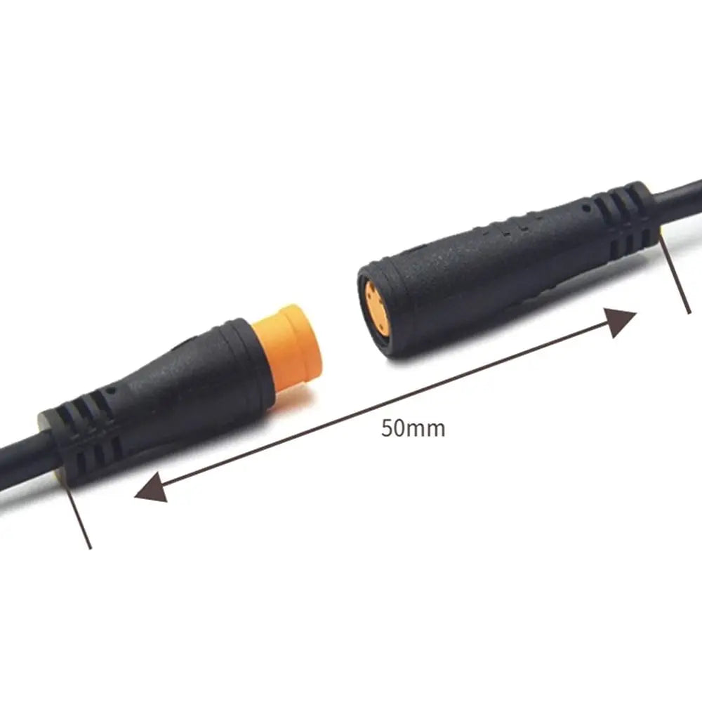 M8 Optional Cable Ebike Accessories Base Connector Waterproof Connector Display Pin 2/3/4/5/6Pin Cable Quake