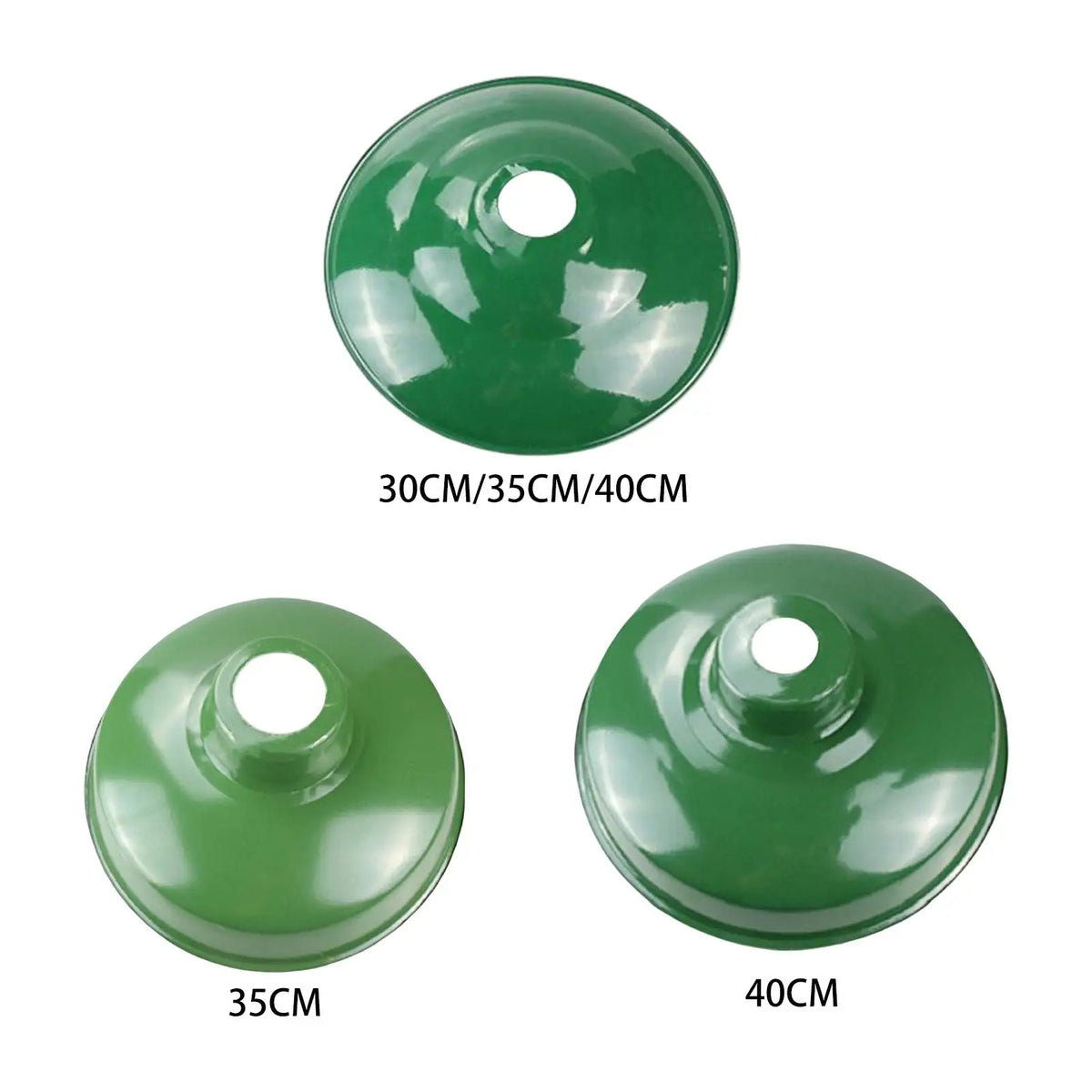Enamel Ceiling Lamp Cover, Green Replacement Lamp Protector, Versatile And Quake
