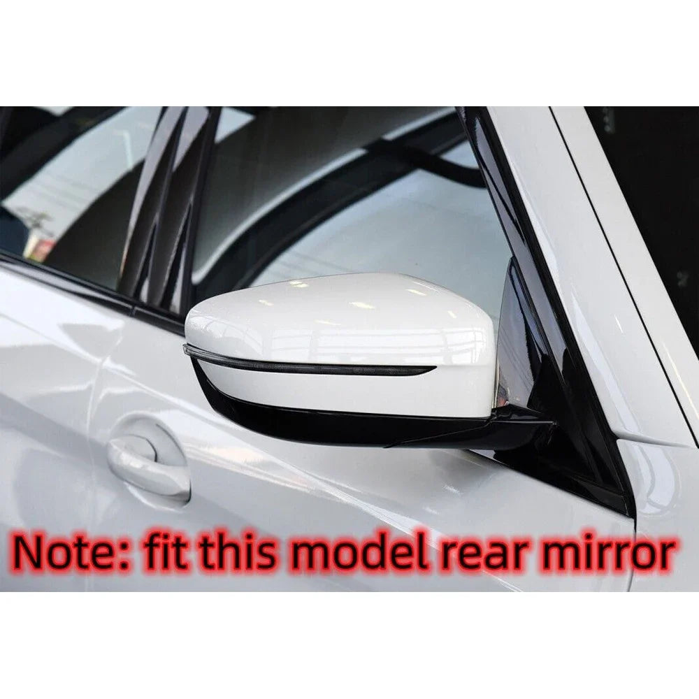 For BMW 3 4 5 7 8 Series G20 G21 G28 G22 G11 G12 G30 G38 Rearview Side Mirror Cover Wing Cap Sticker Door Rear View Case Trim Quake