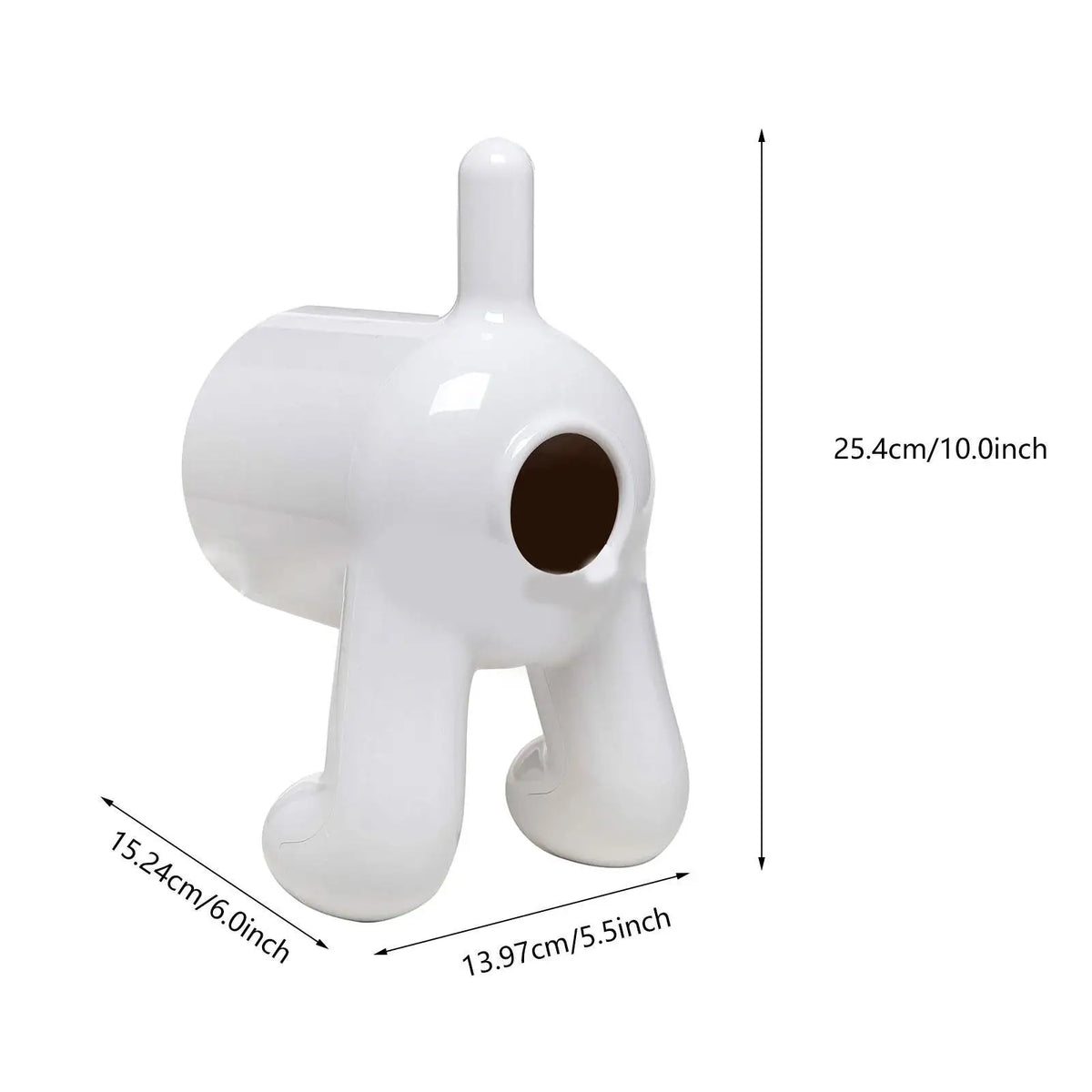 Dog Butt Tissue Holder Cute Tissue Organizer for Restaurant Indoor Bathroom Quake