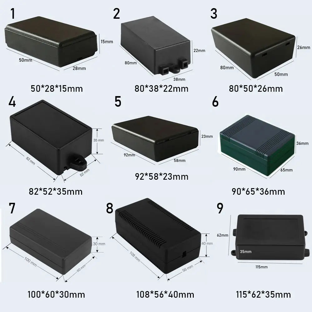 1/2pcs Hot High Quality DIY Enclosure Boxes Electronic Project Box Instrument Case Waterproof Cover Project Quake