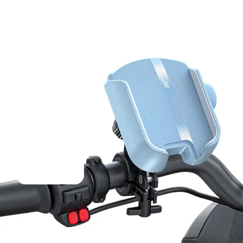 Motorcycle Handle Bar/Rear View Mirror Mounted Cellphone Cradle Scooter E-Bike Shockproof Stand Holder 360 Degree Rotating K1KF Quake K1KF4NB508819-DL-CB CN