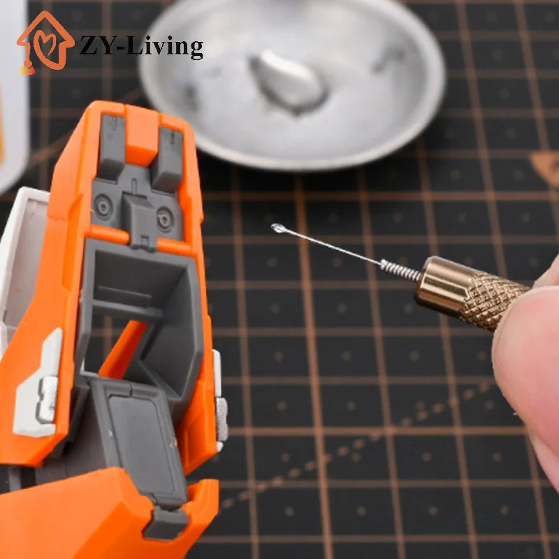 1Pcs MS107 Metal Precision Glue Dispenser For Scale Model Building Tools CA Glue Applicator Military Hobby DIY Craft Tool Quake