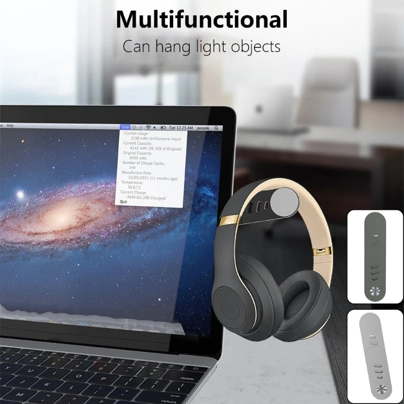Magnetic Phone Holder for Laptop Adjustable Phone Monitors Side Mount Expansion Bracket, Slim Portable Foldable K1KF Quake