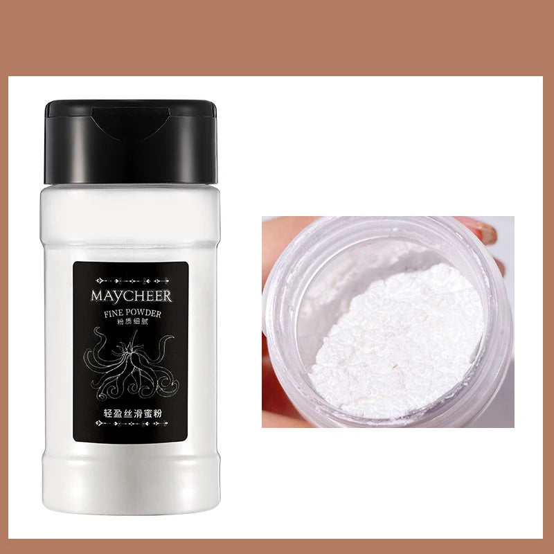 Oil Control Loose Powder Can Reduce Pores and Fine Lines, With a Long-lasting Matte Effect and Natural Facial Makeup Powder Quake colorless