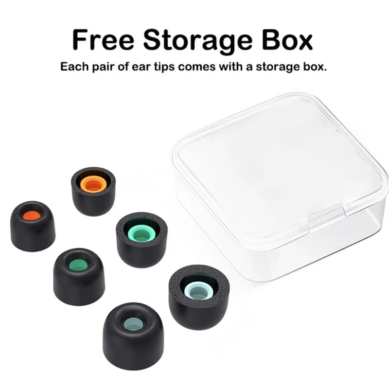 Ear Tips For WF-1000XM4 WF 1000XM4 Memory Foam Eartips Earplugs Anti-allergic Ear Plugs Ear Pads Earphone Accessories K1KF Quake
