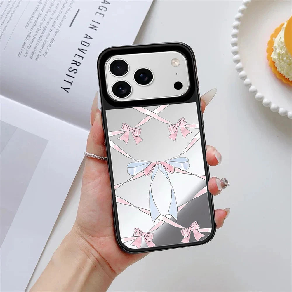 6090479 Mirror Surface Magnetic Phone Case Cover for IPhone 12 13 14 15 16 17 18 Pro Max Case Quake