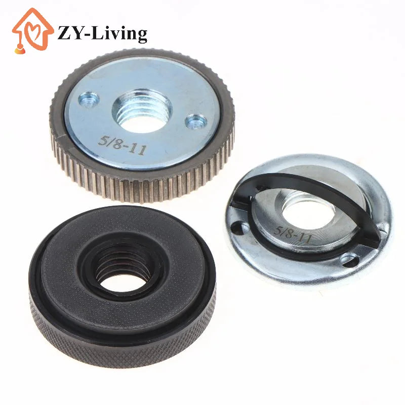 Thread Angle Grinder Self-Locking Pressing Plate Platen Quick Release Flange Nut Clamping Power Chuck Tools Parts Quake