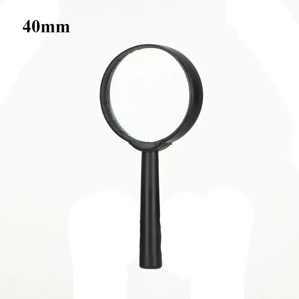 Mini Pocket 40/50/60/75/90/100/110/130mm Insect viewer Reading Glass Lens Hand Held Magnifier Jewelry Loupe 1~6X Magnifying Quake 40mm