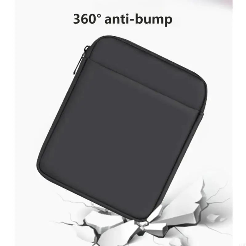 7.9 In E-Reader Sleeve with Soft Padding, Two Storage Sections and Easy Carry for School, Office, Travel and Daily Use K1KF Quake