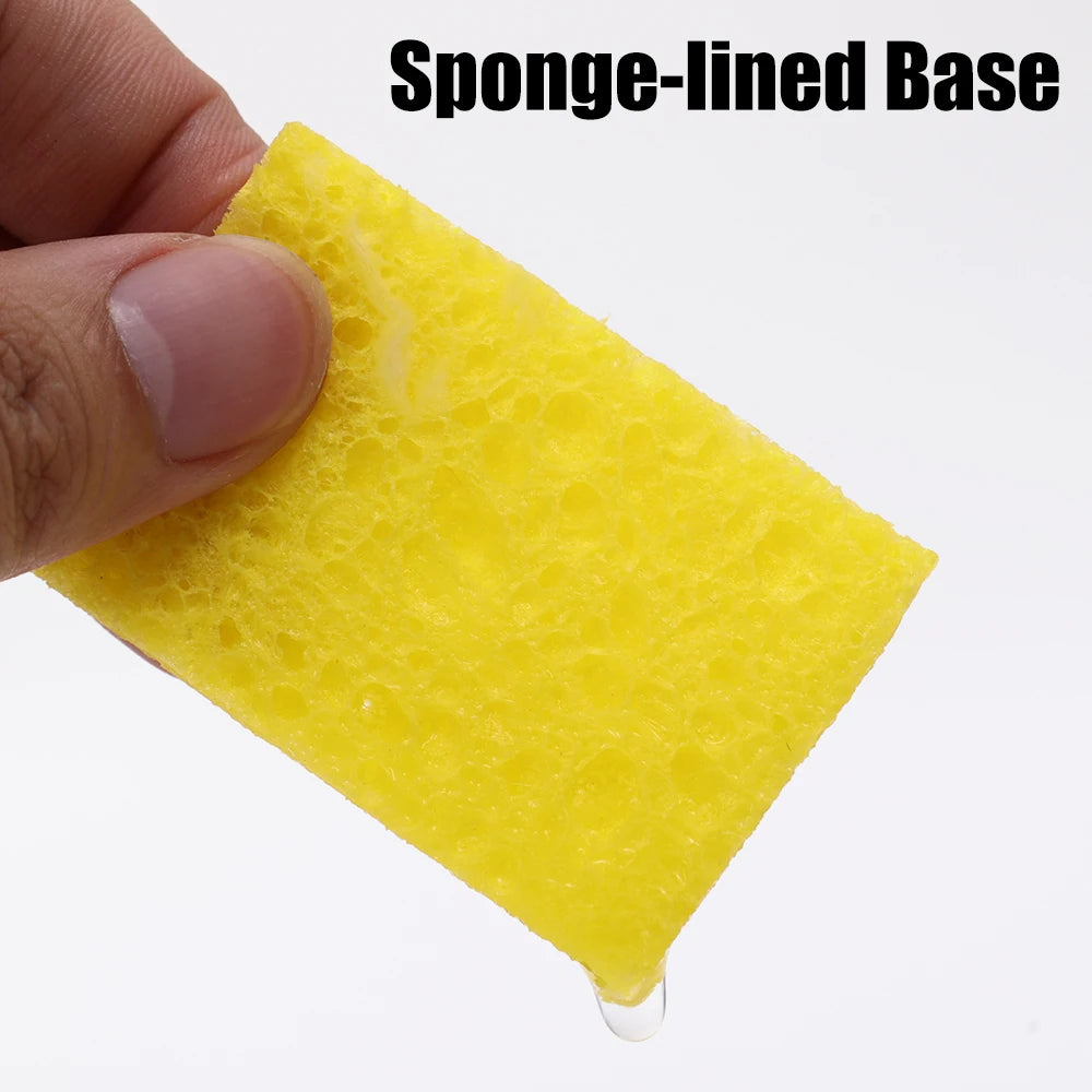 2/1PCS Universal Electric Soldering Iron Stand Holder with Welding Cleaning Sponge Pads Portable Soldering Iron Storage Rack Quake