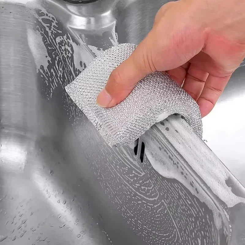 Premium Kitchen Cleaning Sponge – 4/8PCS Scratch-Free Dishwashing Sponge,Non-Abrasive Pot Scrubber,Gentle on Cookware & Surfaces Quake