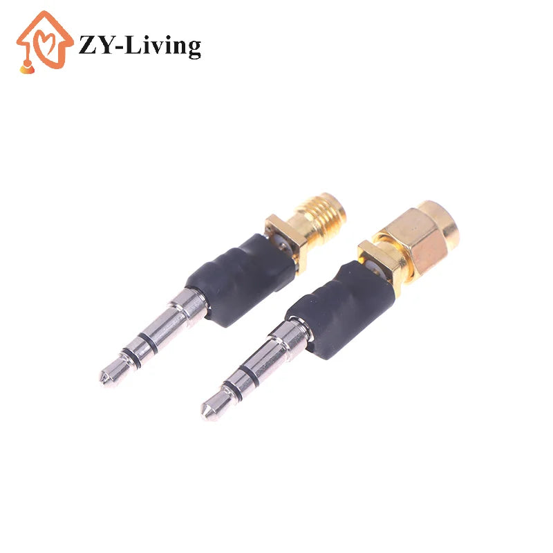 1PCS Suitable For Radio SMA To 3.5mm Male Adapter SMA Outer Screw Inner Hole Adapter To 3.5 Headphone Quake