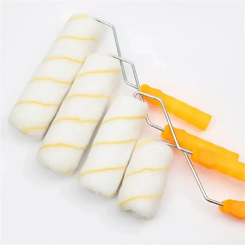 Roller Paint Brush Yellow Stripe Medium Nap Paint Roller Brush Latex Paint Special Roller Home Decoration Tool Quake