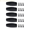 Boat Door Hardware Fastener Set, Spring Loaded ABS Parts for Trailers H8WE Quake Black CN