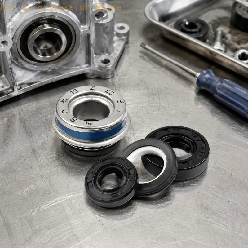 Motorcycle Maintenance Water Pump Seal FKM Rubber Mechanical Replacement Seal Set with Metal Housing for XJ6 FZ6 XT660 Routine Quake