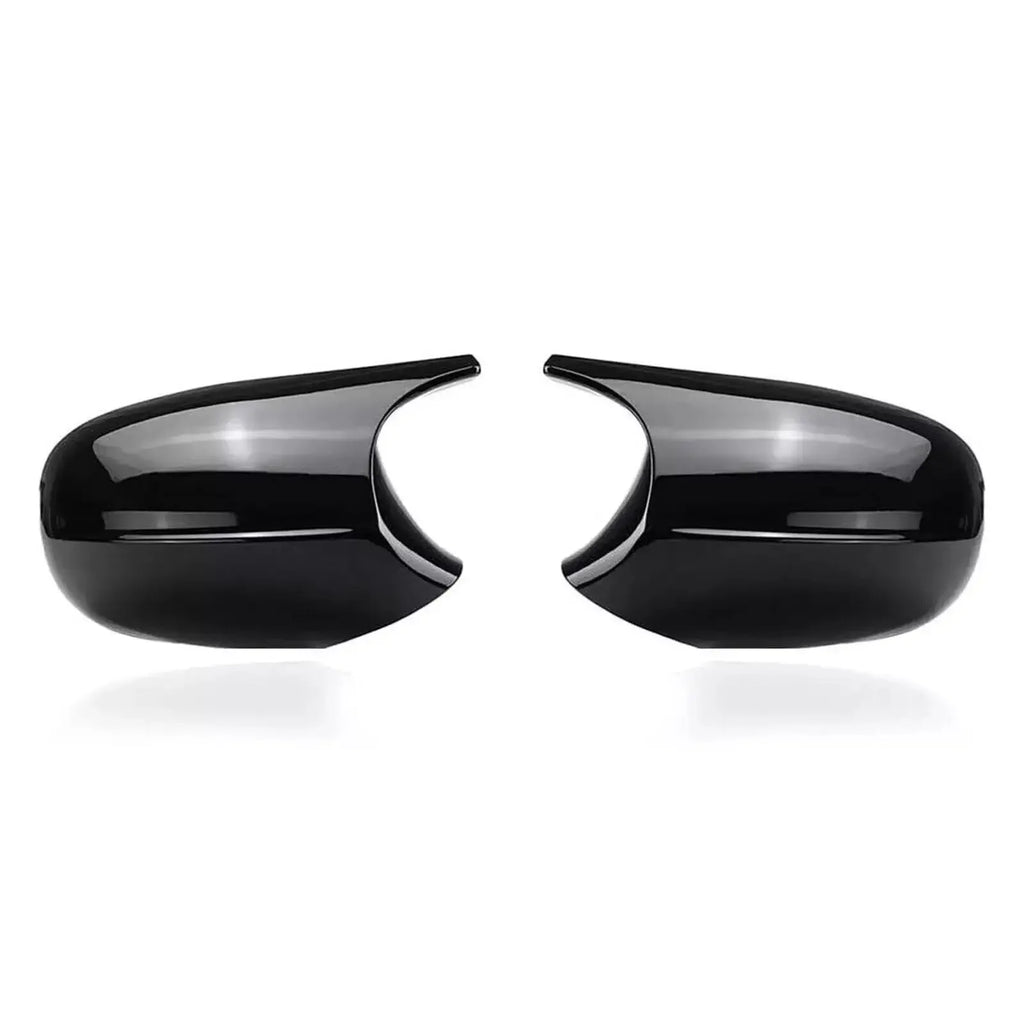 Gloss Black M Look Side Door Mirror Cover Caps Replacement For BMW E90 E91 E92 E93 E81 E82 328i 335i Pair Quake