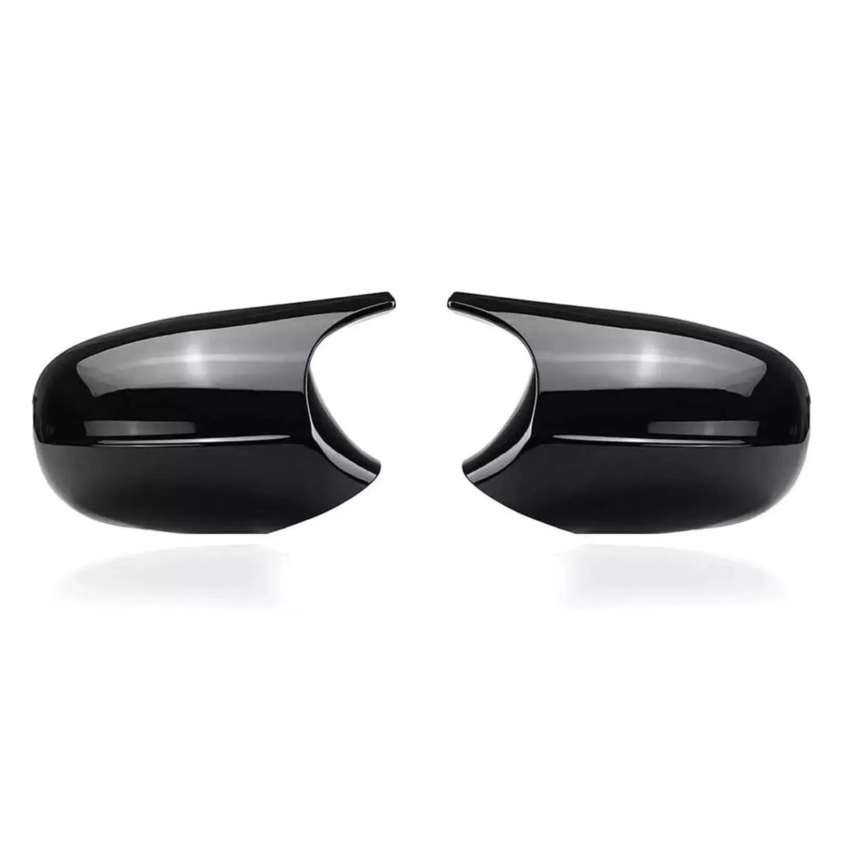 Gloss Black M Look Side Door Mirror Cover Caps Replacement For BMW E90 E91 E92 E93 E81 E82 328i 335i Pair Quake