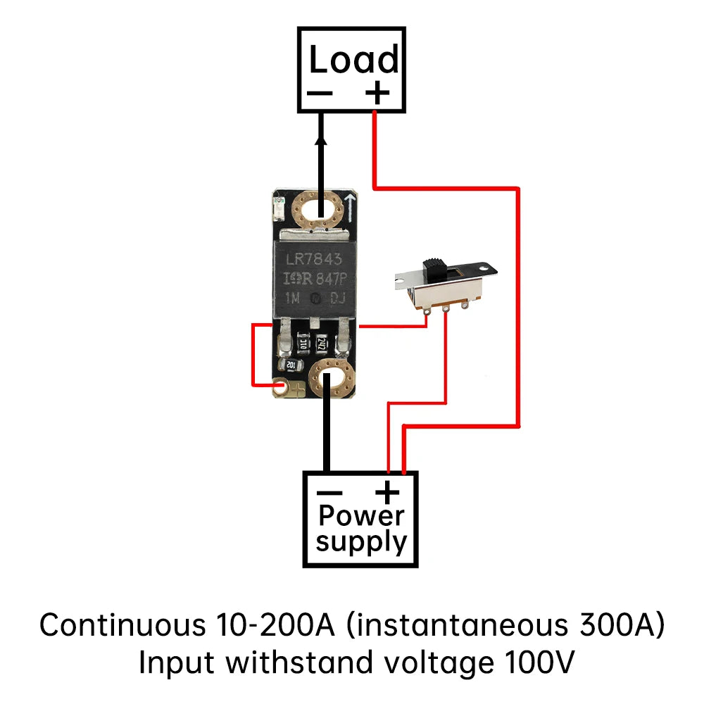 1/2/5/8PCS 160A High Power MOS Trigger Switch Drive Module Field Effect Tube PWM Regulation Electronic Switch Control Board Quake
