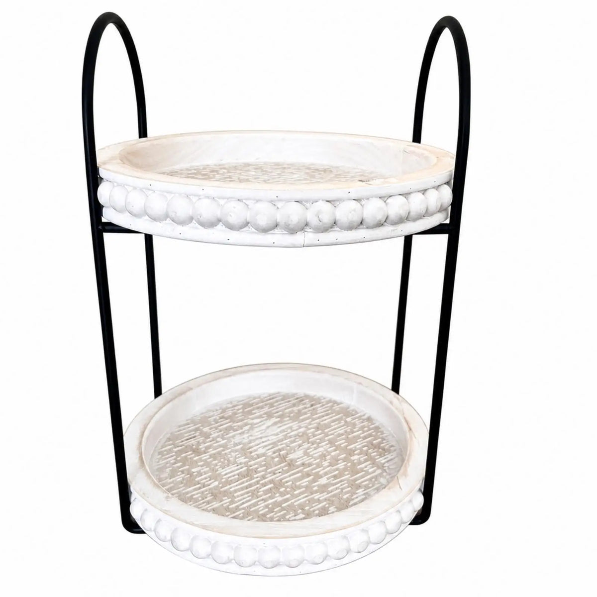 Wood Countertop Storage Rack Round Tiered Tray Shelf Organizer for Bathroom Vanity Kitchen Spice Cosmetic Jewelry Display Stand Quake
