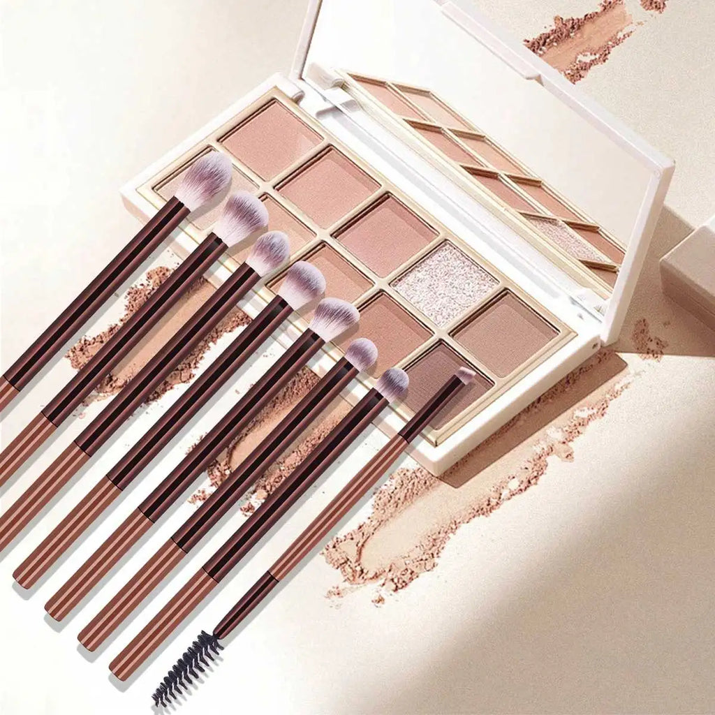 17pcs Professional Soft Long Aluminum Makeup Brush Set, Including Foundation Brush, Eyeshadow Brush, Eyebrow Brush, Blending Quake