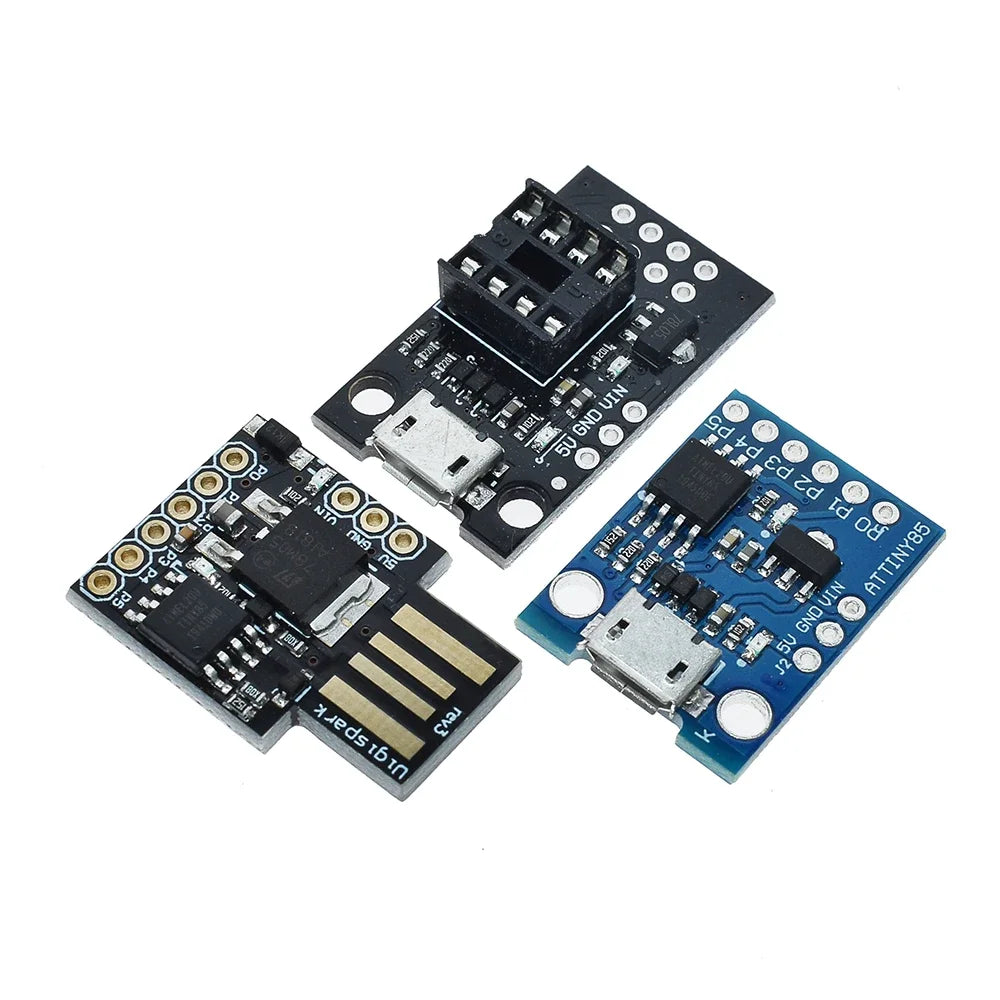 official Blue Black TINY85 Digispark Kickstarter Micro Development Board ATTINY85 module for Arduino IIC I2C USB Quake