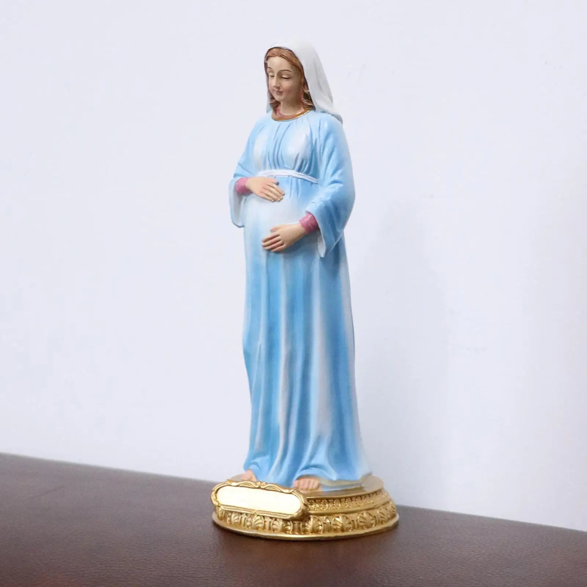 Virgin Mary Statue Figure Interior Decoration Handmade Catholic Our Lady Quake