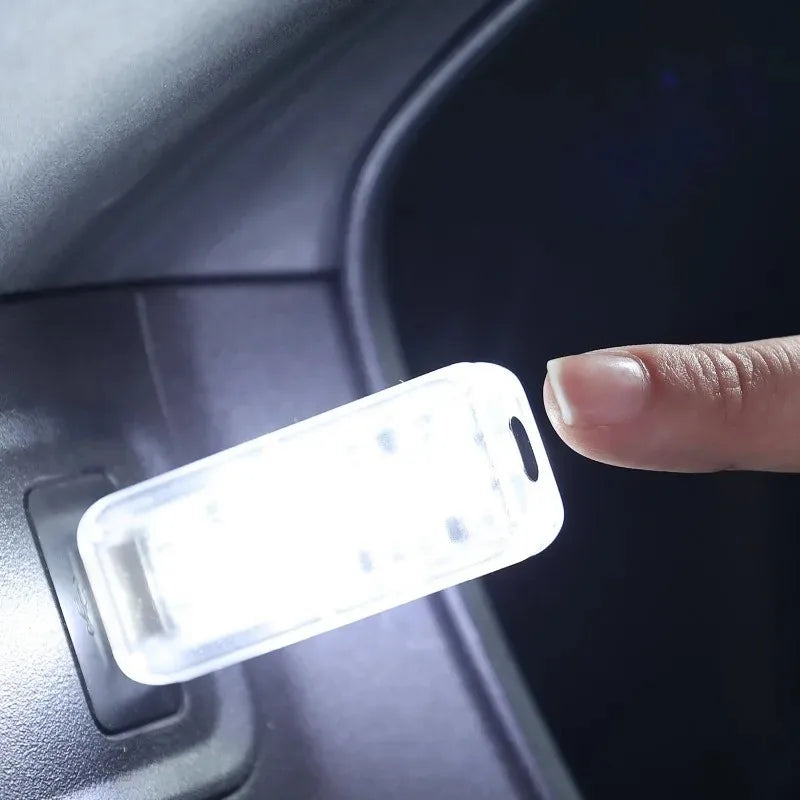 10/1PCS Touch Dimming Night Light Portable 10LEDs Book Light USB Plug in Lighting for Bedroom Study PC Laptop Mobile Power Bank Quake
