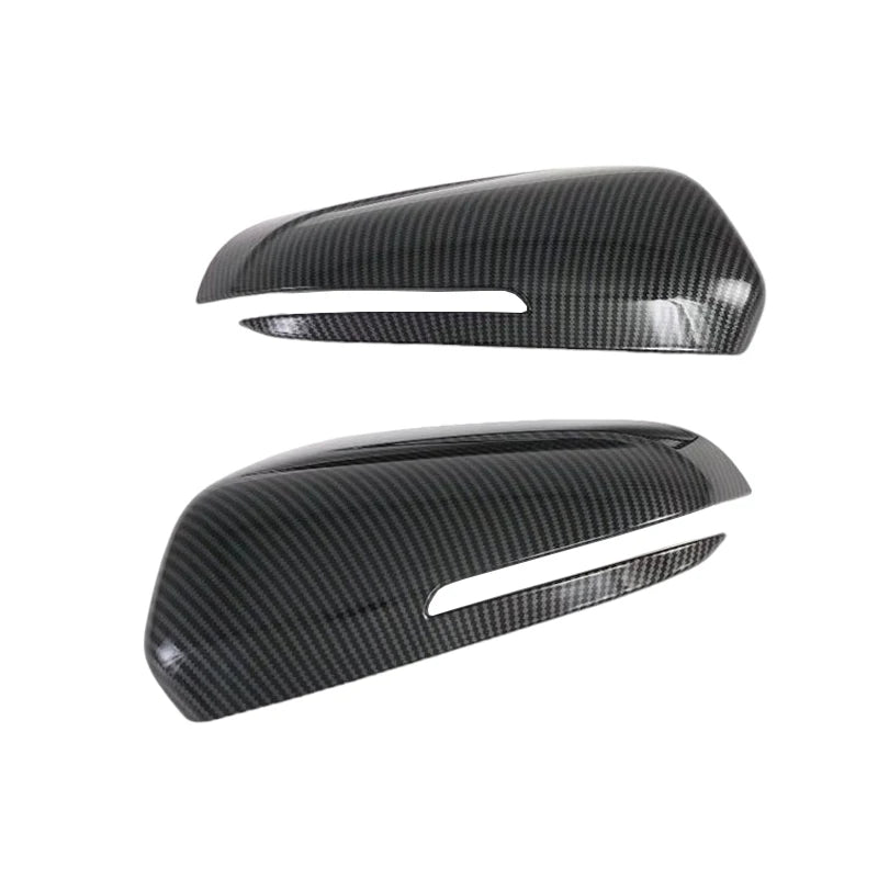 For Hyundai IX25 2020-2023 Car Rearview Side Mirror Cover Wing Cap Exterior Sticker Door Rear View Case Trim Carbon Fiber Style Quake Carbon