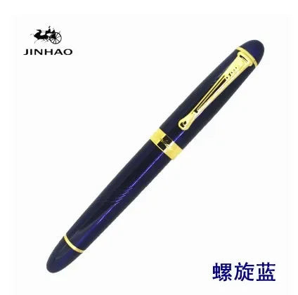 New jinhao x450 Luxury High Quality Metal Black Ink Fountain Pen 0.5 mm Nib Pens School & Office Supplies Gift Quake 10