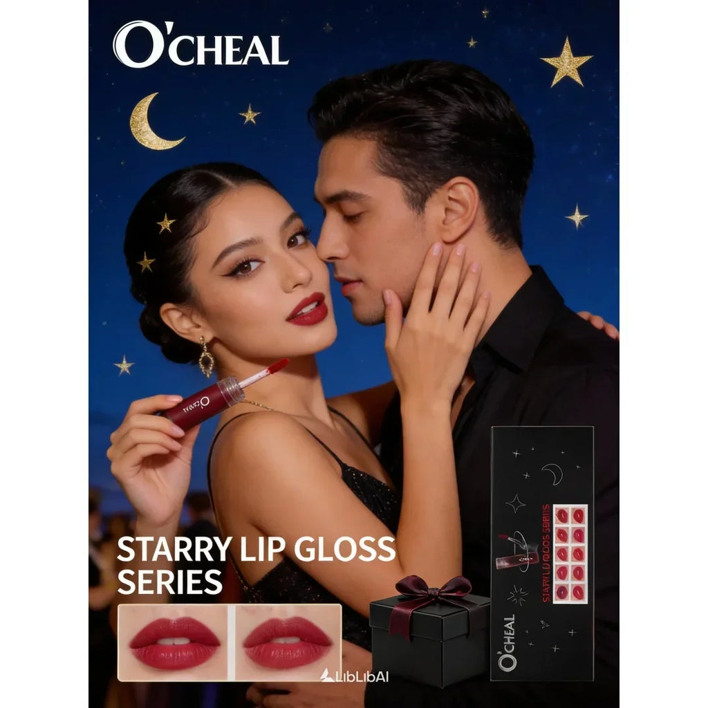 10PCS Matte Velvet Lip Gloss Set Hydrating Moisturizing Non-Sticky Liquid Lipstick Collection for Smooth Comfortable Lip Makeup Quake