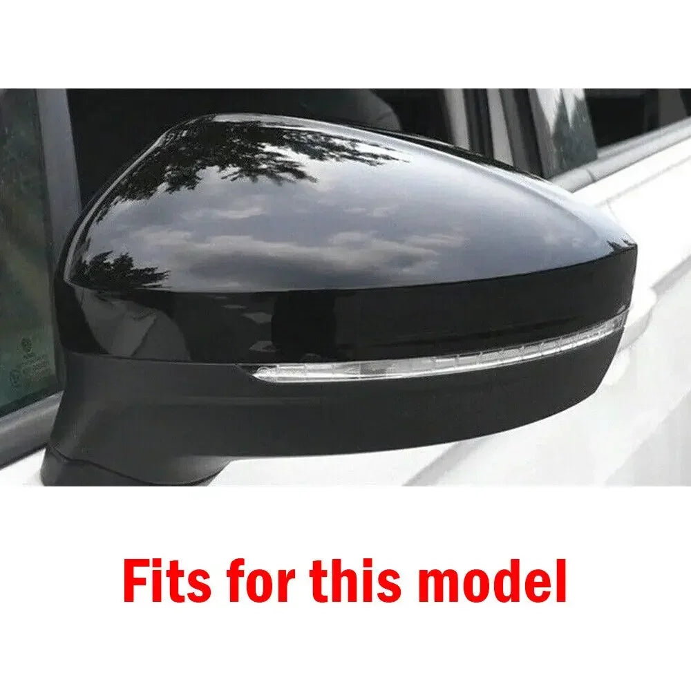 For Volkswagen Tiguan 2017-2020 Car Sticker Rearview Side Mirror Cover Wing Cap Exterior Door Rear View Case Trim Carbon Fiber Quake