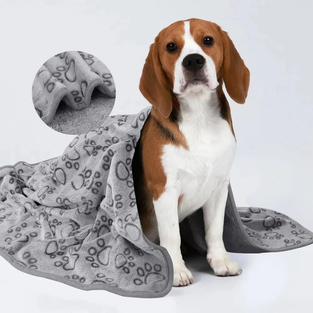 Fuzzy Comfort Dog Blanket; Ultra-Soft and Cozy for Your Pet’s Ultimate Warmth and Serenity Quake