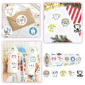 Artistic Scrapbooking Sticker Scrapbook Accessories Sticker Set Waterproof Decorative Sticker for Scrapbooking, Letters K1KF Quake China Mainland