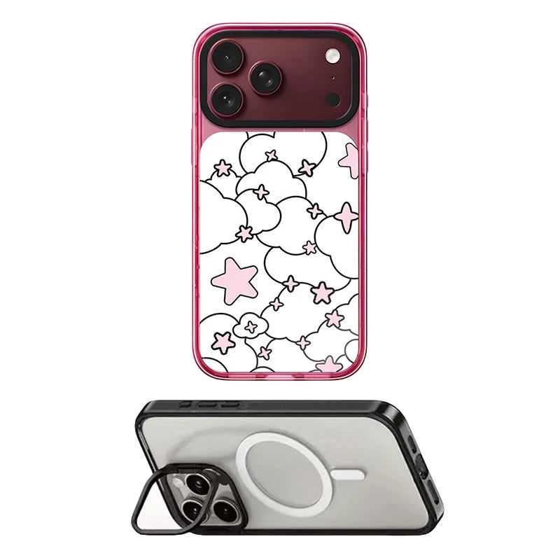 6092082 Impact Case - Mirror / Glaze Magnetic Cover: Compatible with IPhone 18 17 Pro Max 18Pro Quake stand (MagSafe) 2 for iPhone 18 Pro