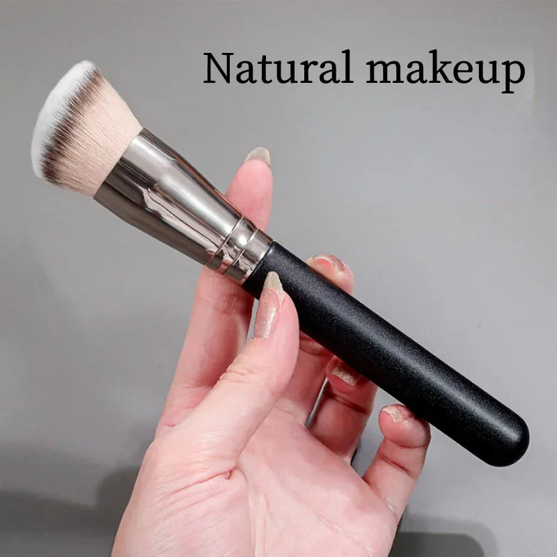 1 Pc Professional Makeup Brushes Set High-End Foundation Concealer Contour Blending Beauty Cosmetic Brush Frosted Wooden Handle Quake