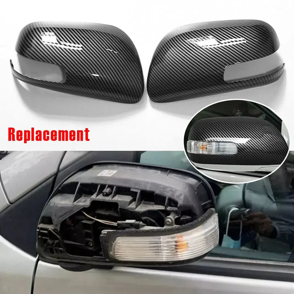 For Toyota Camry 2006-2011 Car Replacement Rearview Side Mirror Cover Wing Cap Exterior Door Rear View Case Trim Accessories Quake