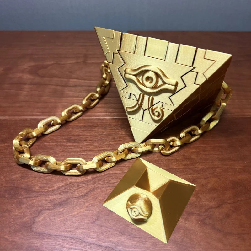 New 3D Printed Eco-friendly Resin Yu-Gi-Oh Millennium Puzzle Assembly Model Kit Desktop Ornament Pendant Keychain Anime Gift Toy Quake