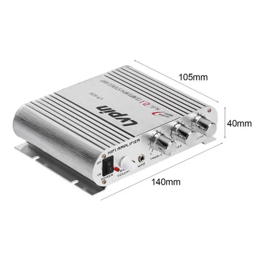 Useful Subwoofer 2.1 Channels Mini Stereo Amplifier 2.1 Channels Radio Subwoofer Quake