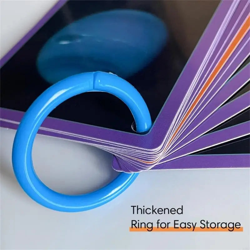 15Pcs Double Sided Solar Planet Learning Flash Cards English Word Building Cards K1KF Quake