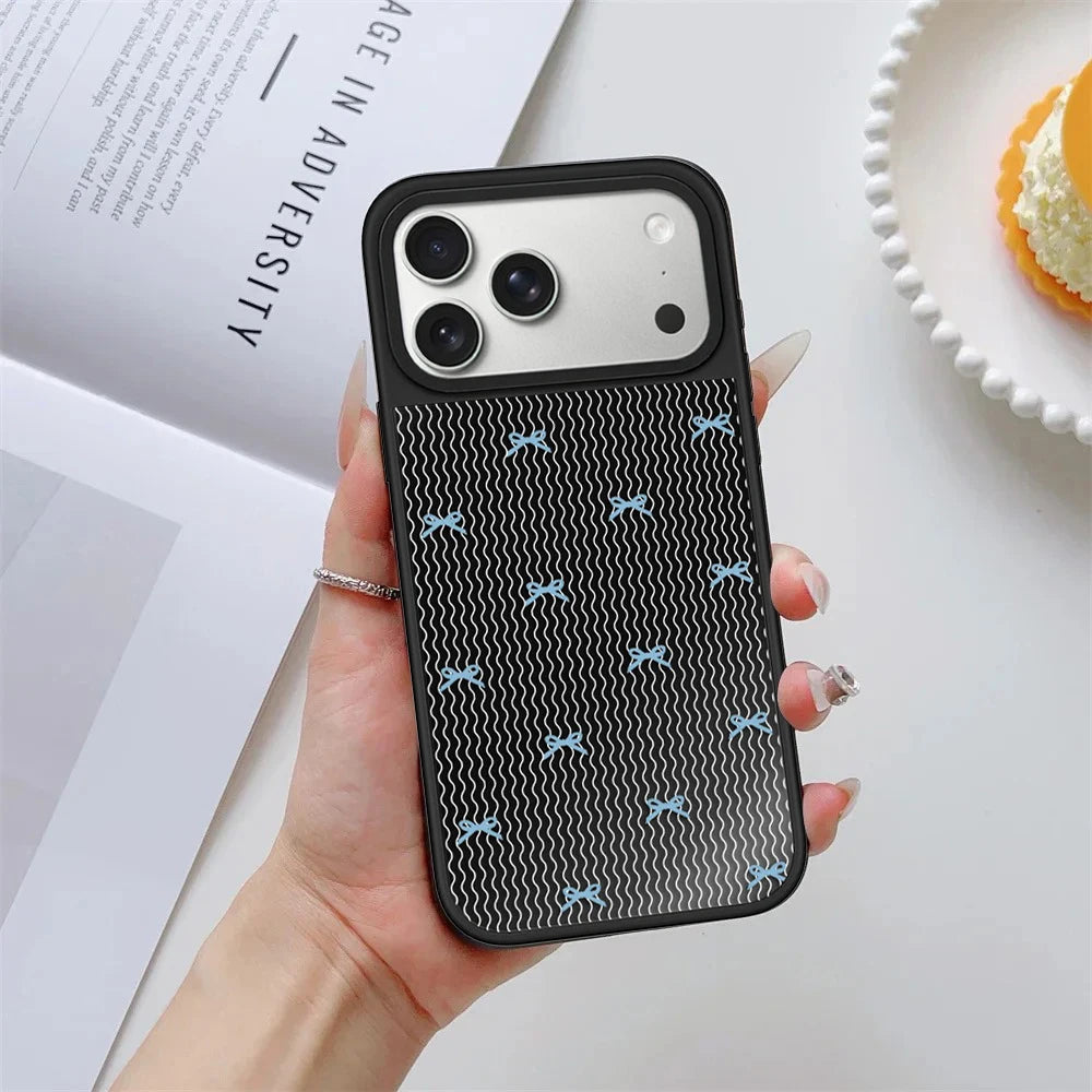 6082517 Mirror Surface Magnetic Phone Case Cover for IPhone 13 14 15 16 17 18 Pro Max Case Quake