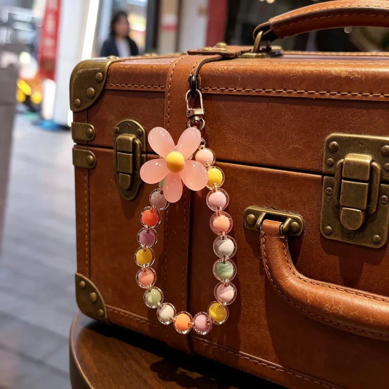 1pc Macaron Color Beads Petals Japanese and Korean Ins Luggage Accessories Hanging Accessories Quake