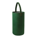 Plant Felt Hanging Tomato Grow Bag Plant Pot Upside Down Planter Multi-Function Quake green